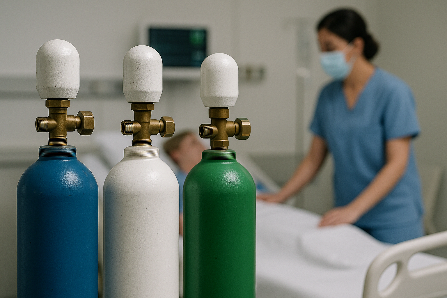 Oxígeno gaseoso y gases especiales